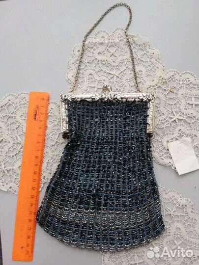 Сумочка театральная времен 40-50 года стеклярус,ше