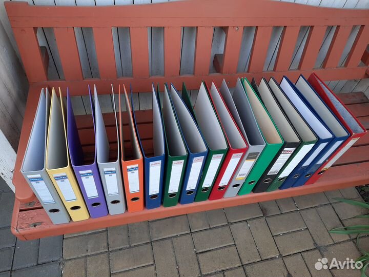 Комплект канцтоваров для офисного архива, б/у