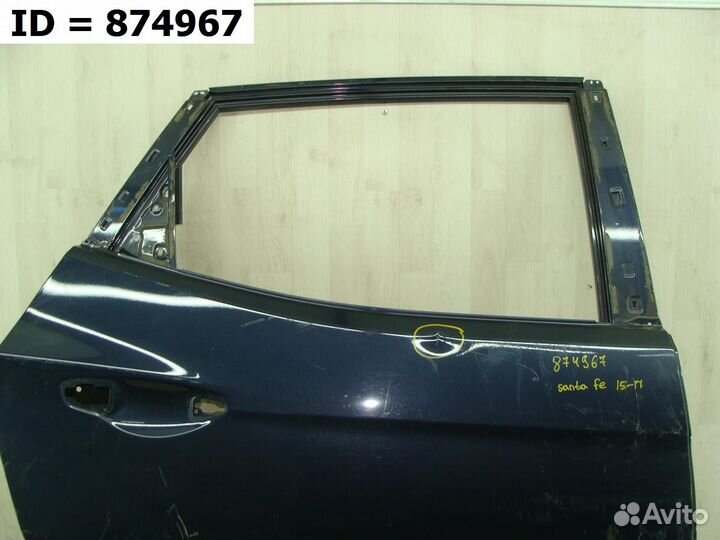Дверь задняя правая Hyundai Santa Fe