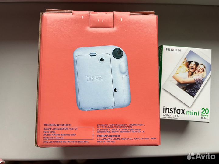 Фотоаппарат fujifilm instax mini 12