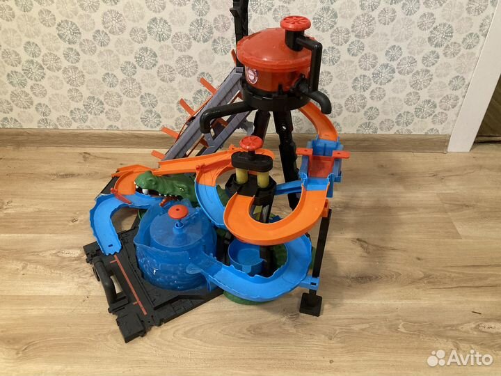 Трек хот вилс автомойка hot wheels