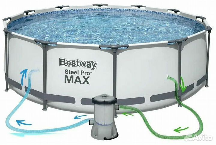 Бассейн каркасный с фильтром 305*76 см