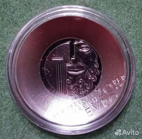 Монета 100 лет фестивалю в Зальцбурге Серебро