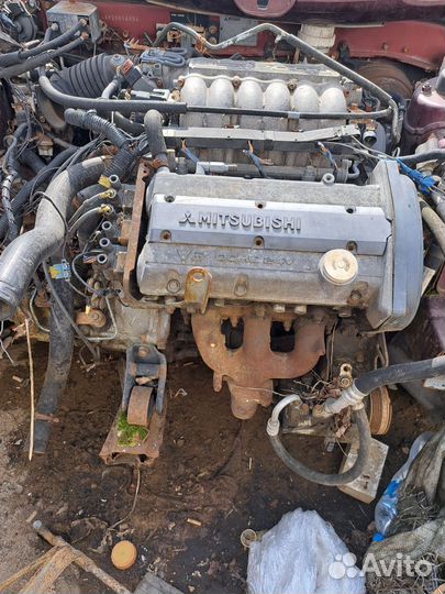 Двигатель 6 А 12 Митсубиси