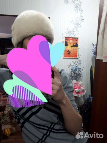 Шапка норковая женская