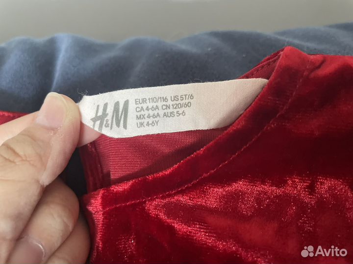 Платье для девочки h&m 110/116