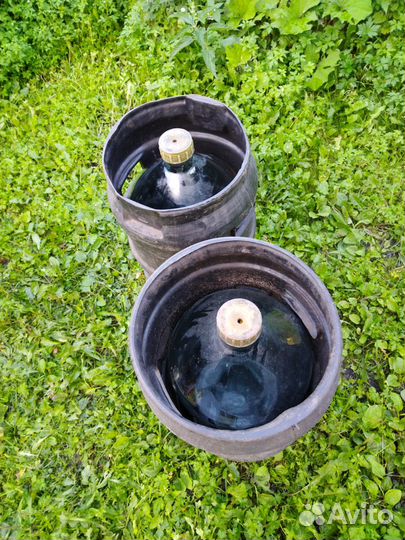 Бутыль 20 л в пластиковом контейнере