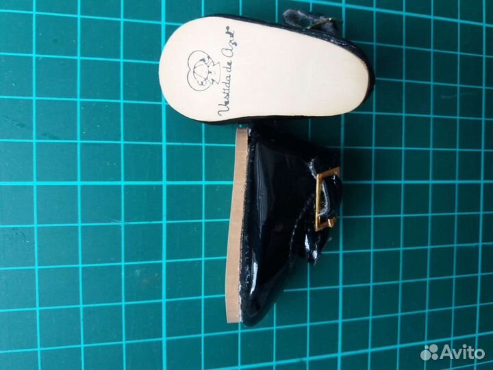 Туфли для куклы Паулины Vestida de azul