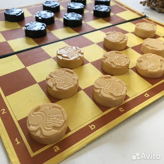 Шашки СССР Ленинград 1988 со львом