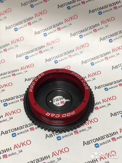 Спортивный Шкив коленвала PRO-CAR priora