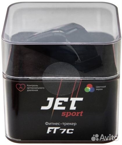 Фитнес-браслет JET Sport FT-7C ремешок - черный