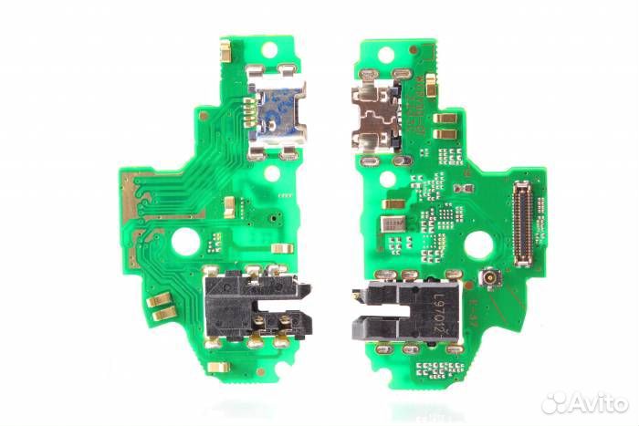 Шлейф Honor 9 Lite (плата) + разъем зарядки + разъ