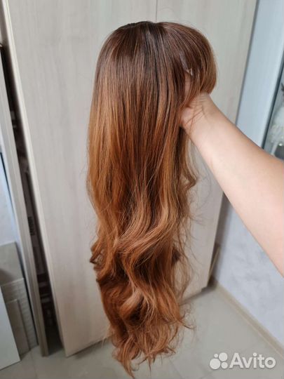 Парик длинный с челкой