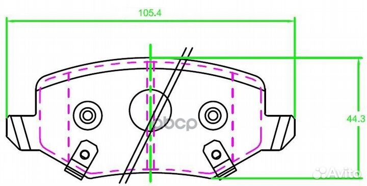 Колодки тормозные haval jolion 20- задн. PF2205