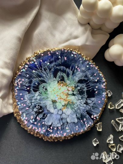 Подстаканник из эпоксидной смолы