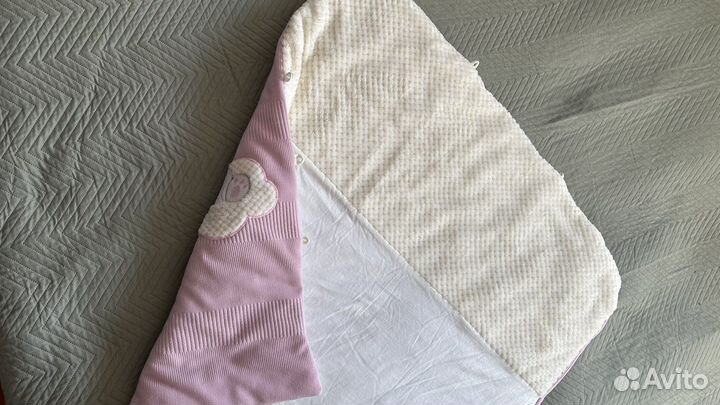 Конверт на выписку для девочки демисезонный