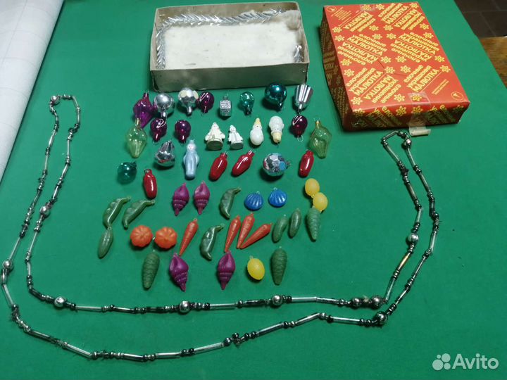 Елочные игрушки СССР набор малютка
