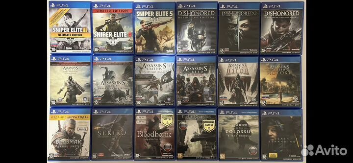 Игры для приставки PS4