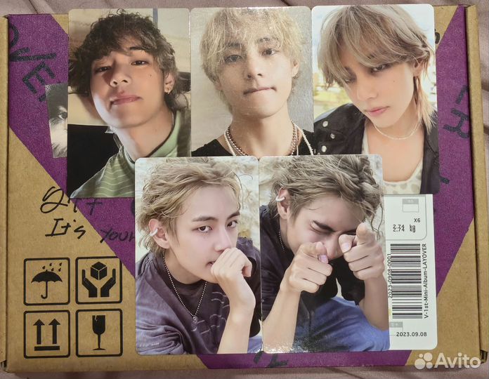 Карты BTS V - Ким Тэхёна