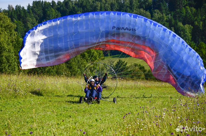 Полёт на параплане в Перми