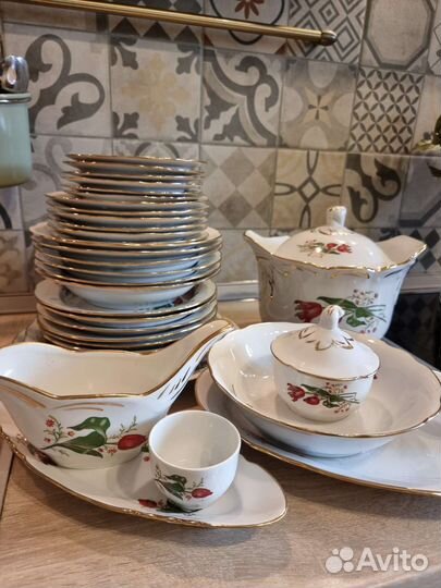 Столовый сервиз 34 предмета Дулёво фарфор