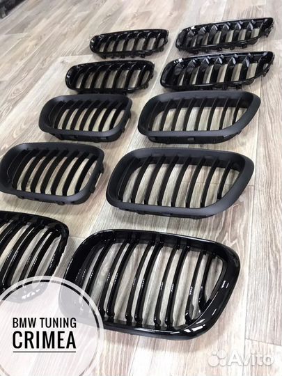 Решетки Радиатора Ноздри бмв е53 Х5