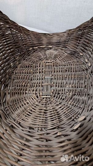 Плетёная корзина поднос для летних фотосессий