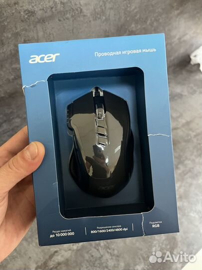 Мышь Acer OMW150 черный оптическая