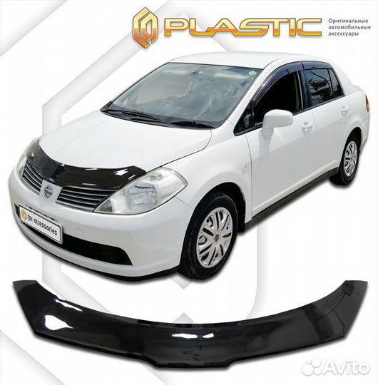 Дефлектор капота Nissan Tiida Latio 2004-2012