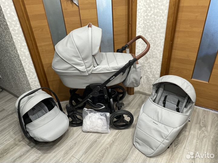 Коляска 3 в 1 bebetto luca