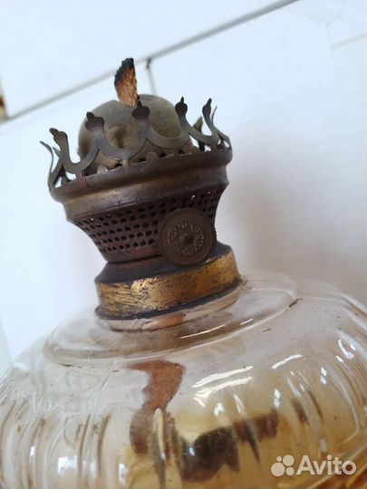 Керосиновая лампа стекло Европа