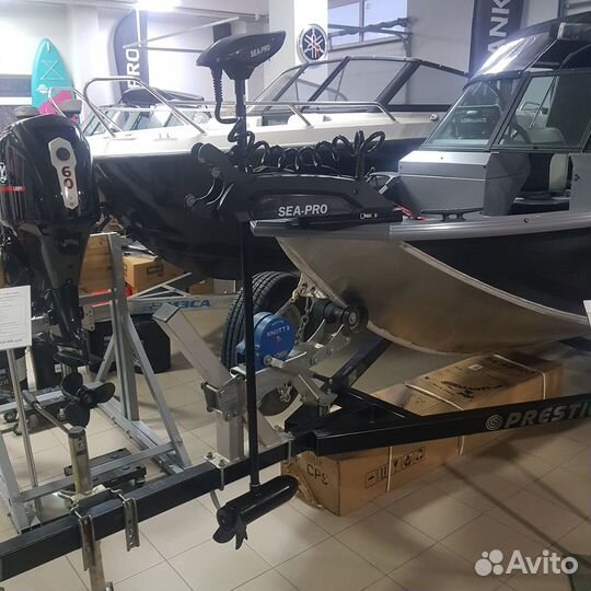 Электромотор с функцией Якорь SEA-PRO 65L GPS чер
