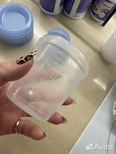 Банки для молокоотсоса avent