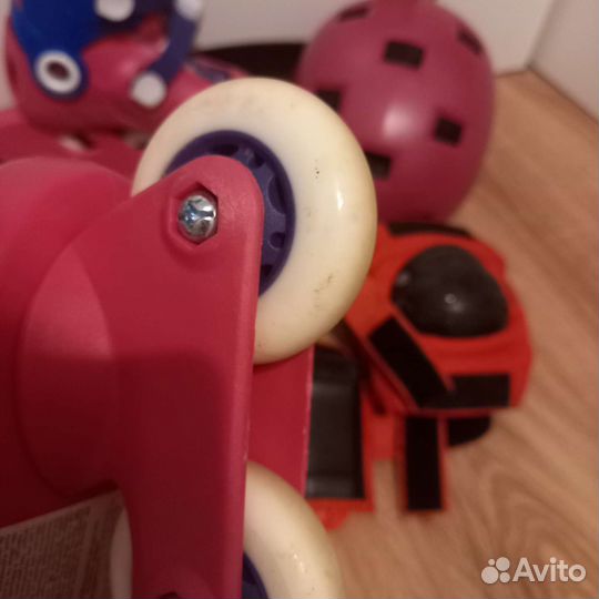 Ролики + шлем +защита