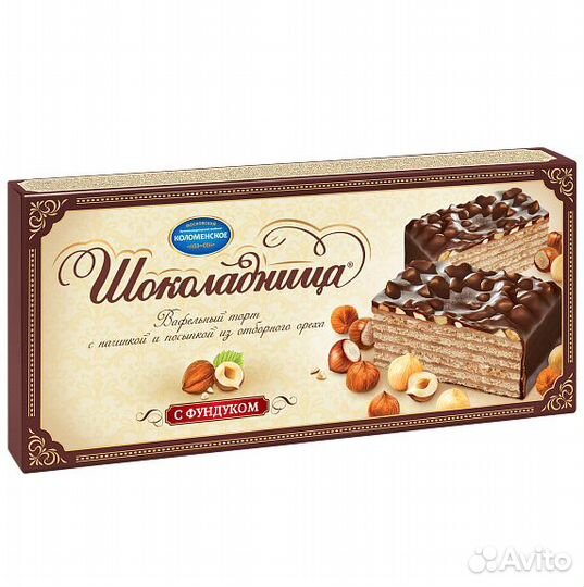 Торт Шоколадница с Фундуком 270г Коломенское