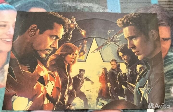 Плакаты постеры аниме марвел