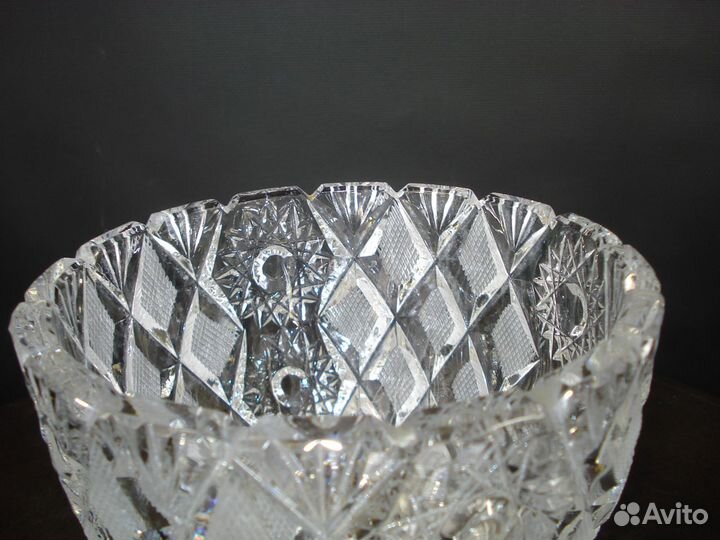 Ваза, конфетница хрусталь стекло СССР