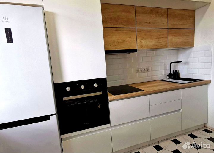 Прямая кухня.Кухонный гарнитур на заказ