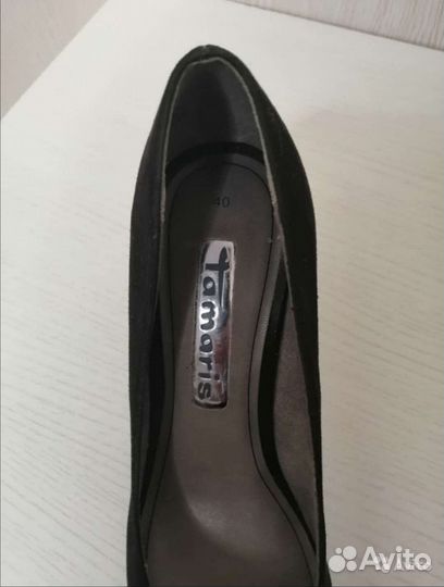 Туфли чёрные классические на шпильке