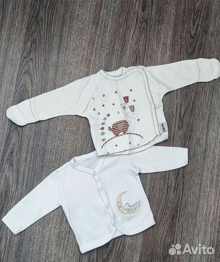 Детские вещи пакетом от 0 до 6 месяцев