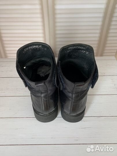 Ботинки кожаные 37 размер женские демисезон