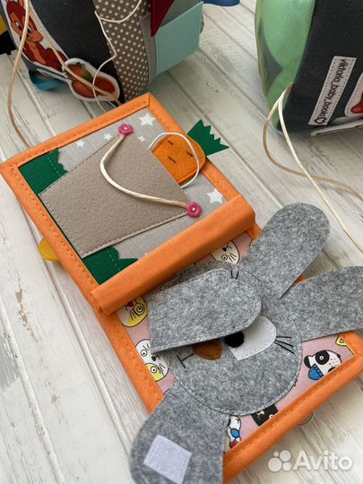 Развивающая книжка из фетра