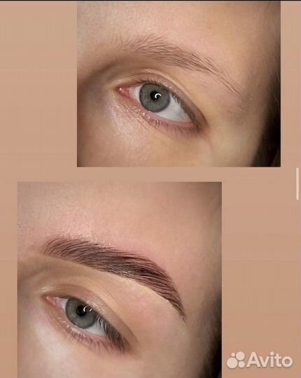 Архитектура бровей, окрашивание хной, коррекция(би