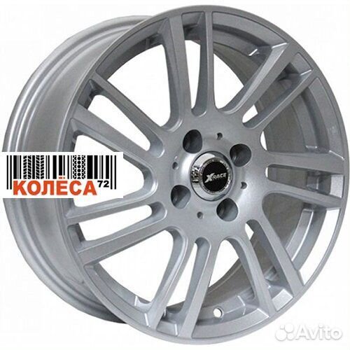 X-Race AF-04 6x15 4x100 ET40 Dia60.1 Silver