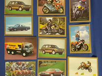 Календарики автомобили и мотоциклы