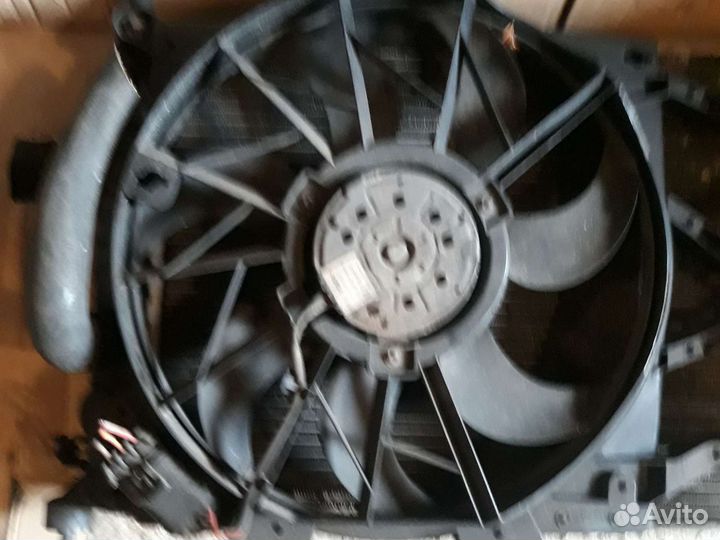 Вентилятор в с диффузором Опель Корса D