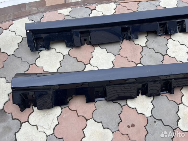 Накладки на пороги Mersedes GLS-class (19-23г)