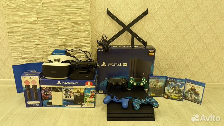Sony Playstation 4 Pro 1 Tb + VR очки