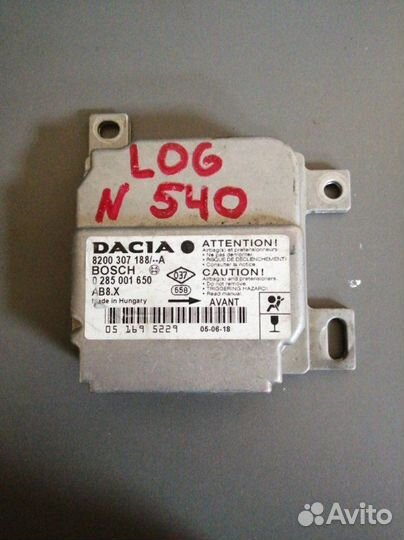 Блок SRS Renault Logan 2009