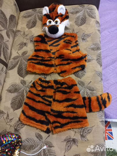 Костюм новогодний тигра на 3,4,5 лет
